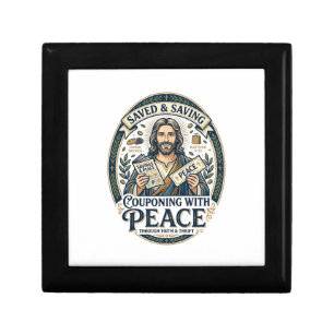 Jesus Coupon Thrift Frugal Shirt Faith Based Desig Gift Box