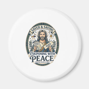 Jesus Coupon Thrift Frugal Shirt Faith Based Desig Magnet