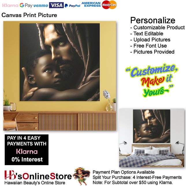 Jesus Cradling Child Biblical Christian 1 Picture Canvas Print (Jesus Cradling Child Biblical Christian Canvas Print Picture 1.)