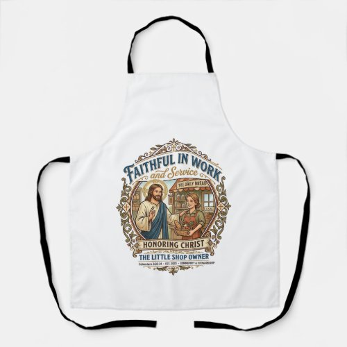 Jesus Craft Seller Etsy Maker Shirt Faith Based De Apron