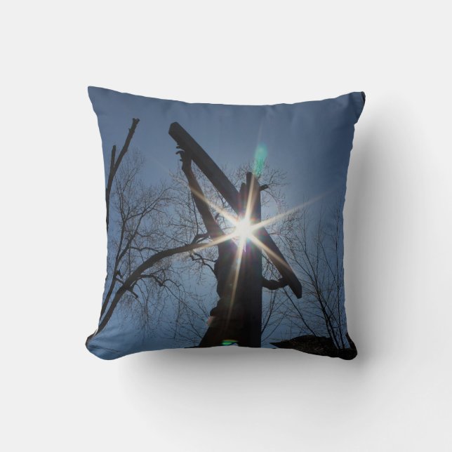 Jesus, Cristo, Throw Pillow (Front)