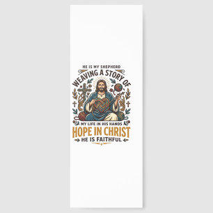 Jesus Crochet Knitting T-Shirt Inspirational Faith Bookmarks