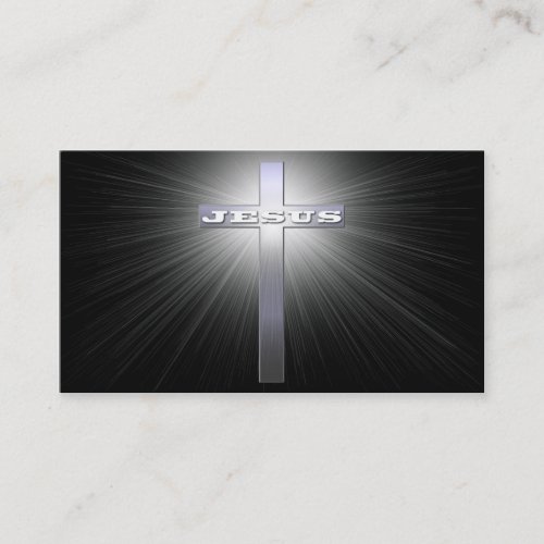 Jesus Cross Business Card