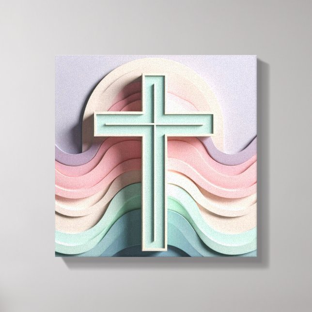 Jesus Cross  Canvas Print (Front)