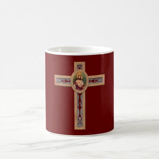 Jesus cross coffee mug (Center)