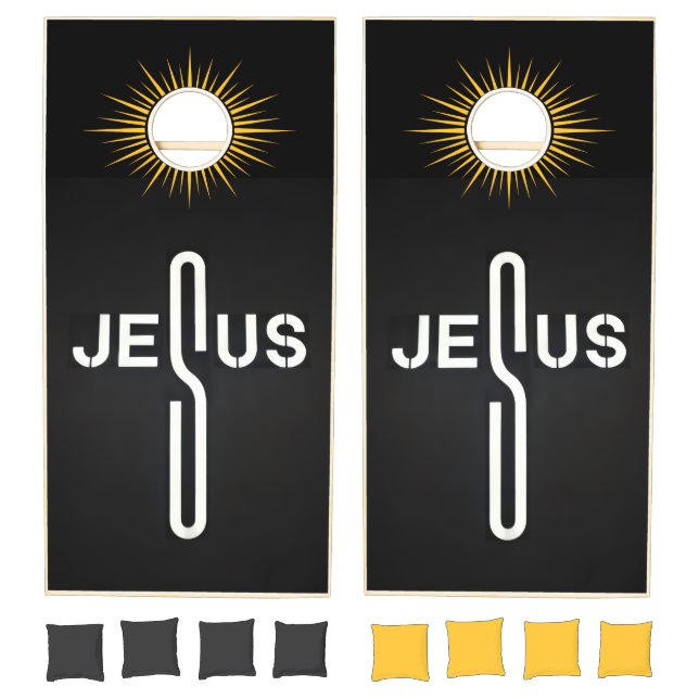 Jesus Cross Cornhole Set (Set)