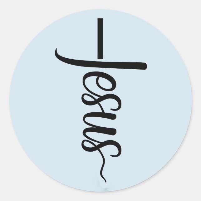 Jesus Cross Faith Stickers (Front)