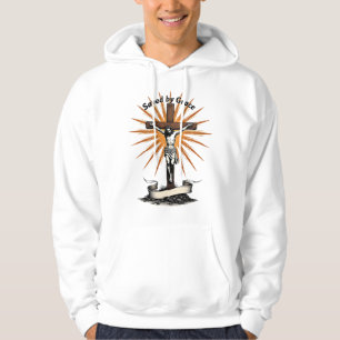 Jesus Cross Faith Vintage Engraving Christian Shir Hoodie