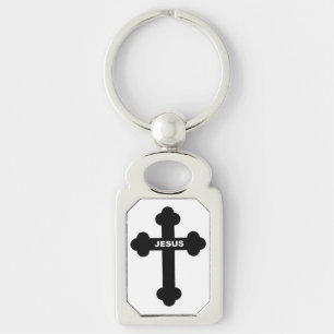 JESUS CROSS KEYCHAIN