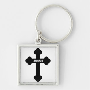 JESUS CROSS KEYCHAIN