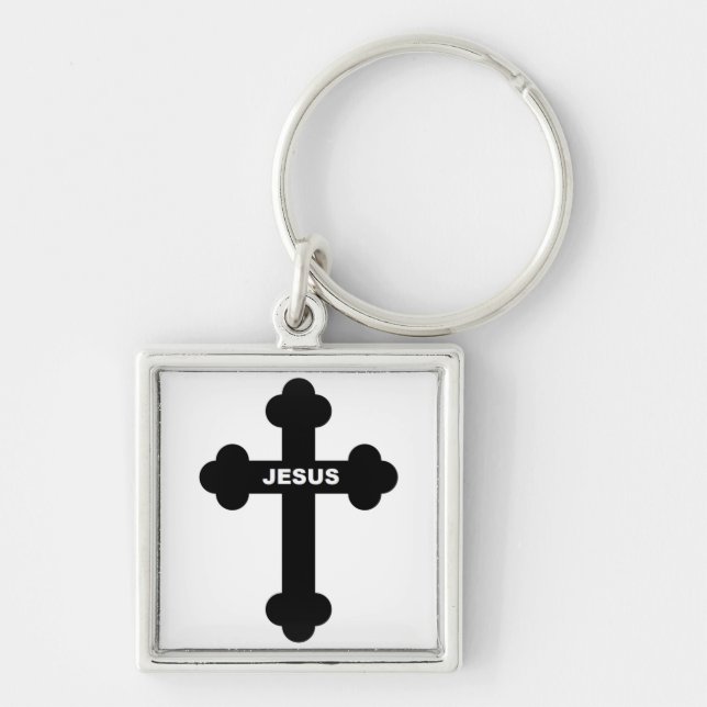JESUS CROSS KEYCHAIN (Front)