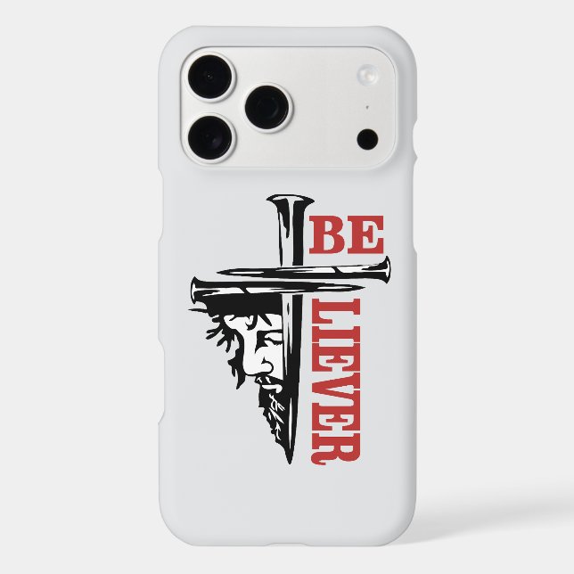 Jesus Cross Nail Design – Powerful Christian iPhone Case (Back)