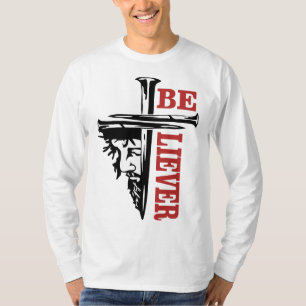 Jesus Cross Nail Design – Powerful Christian T-Shirt