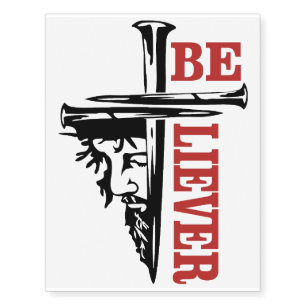 Jesus Cross Nail Design – Powerful Christian Temporary Tattoos