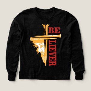 Jesus Cross Nail Design – Powerful Christian Tri-Blend Shirts