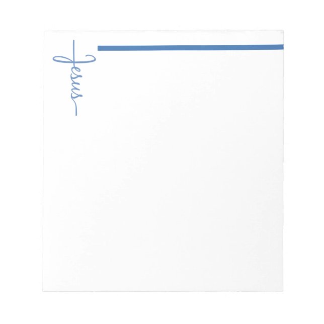 Jesus Cross Notepad (Front)