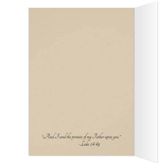 Jesus Cross Rosary Catholic Mass Offering Card (Inside (Left))