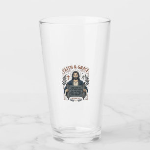 Jesus Cross Stitch Vintage Shirt Christian Graphic Glass
