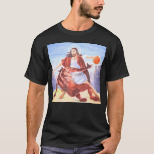 Jesus Crossing Up The Devil Funny Christian T-Shirt