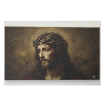 Jesus Crown of Thorns Canvas Print | Christian Art