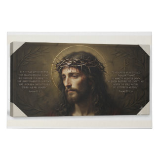 Jesus Crown of Thorns Canvas Print | Isaiah 53:5 &