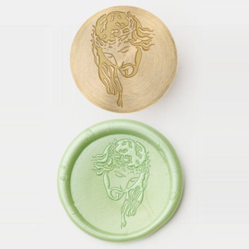 jesus crown of thorns wax seal stamp