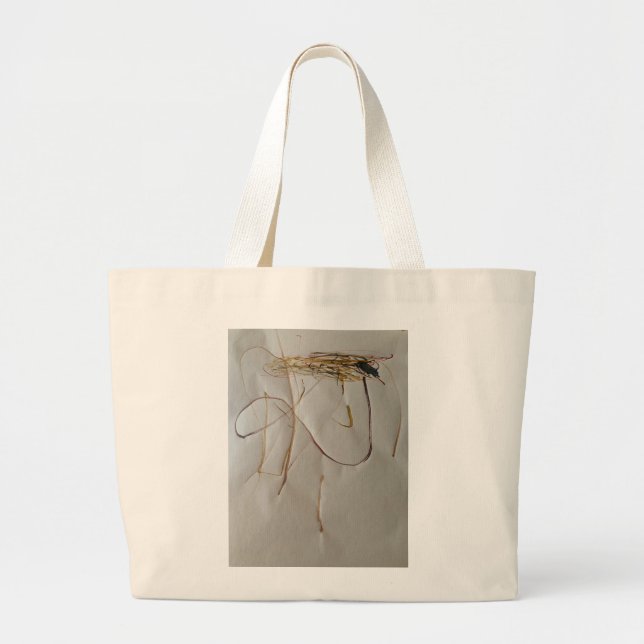 Jesus Crown Thorns guest designer MadeleineCurzan Large Tote Bag (Front)