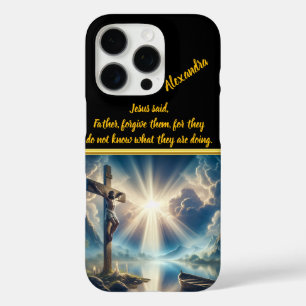 Jesus Crucified Above Waters Awaiting Resurrection iPhone 16 Pro Case