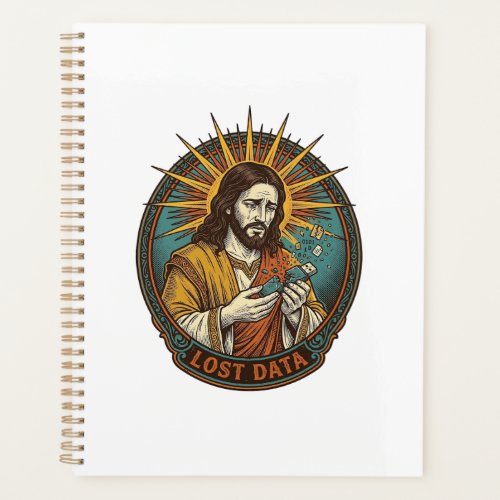 Jesus Crushed USB Flash Drive Lost Data Humor_1 Planner