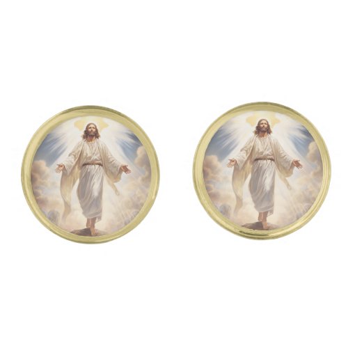 Jesus Cufflinks