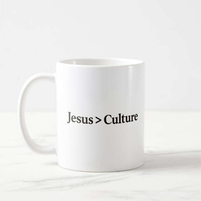 Jesus > Culture Coffee Mug (Left)