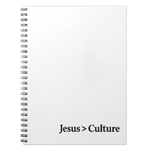 Jesus > Culture Spiral Notebook