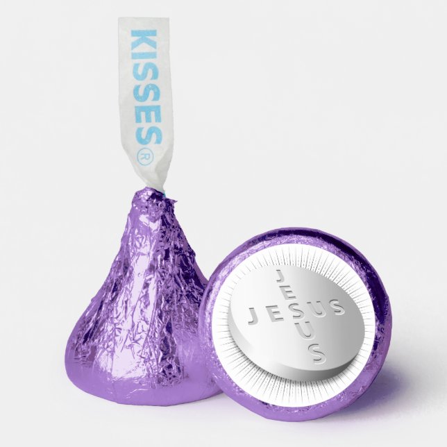 Jesus Cures Pill - Christian Christ Faith Pray     Hershey®'s Kisses® (Front)