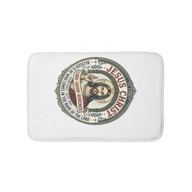 Jesus Dance Ballerina Studio Graphic Tee Christian Bath Mat (Front)