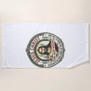 Jesus Dance Ballerina Studio Graphic Tee Christian Beach Towel