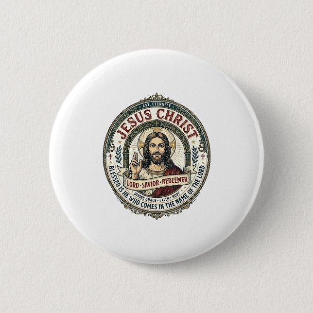 Jesus Dance Ballerina Studio Graphic Tee Christian Button (Front)