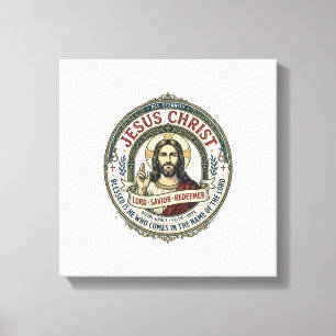 Jesus Dance Ballerina Studio Graphic Tee Christian Canvas Print