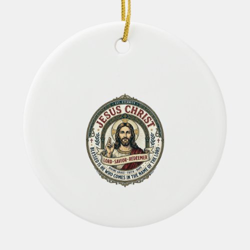 Jesus Dance Ballerina Studio Graphic Tee Christian Ceramic Ornament