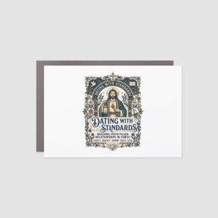 Jesus Dating Christian Relationship Humor Shirt Fa Car Magnet