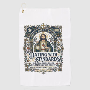 Jesus Dating Christian Relationship Humor Shirt Fa Golf Towel