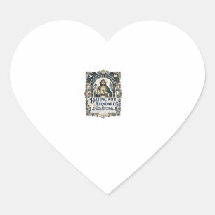 Jesus Dating Christian Relationship Humor Shirt Fa Heart Sticker