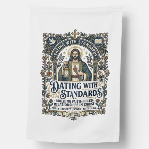 Jesus Dating Christian Relationship Humor Shirt Fa House Flag