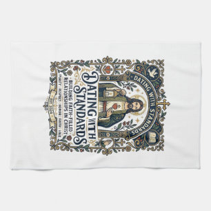 Jesus Dating Christian Relationship Humor Shirt Fa Kitchen Towel
