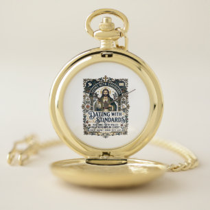 Jesus Dating Christian Relationship Humor Shirt Fa Pocket Watch