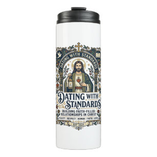 Jesus Dating Christian Relationship Humor Shirt Fa Thermal Tumbler
