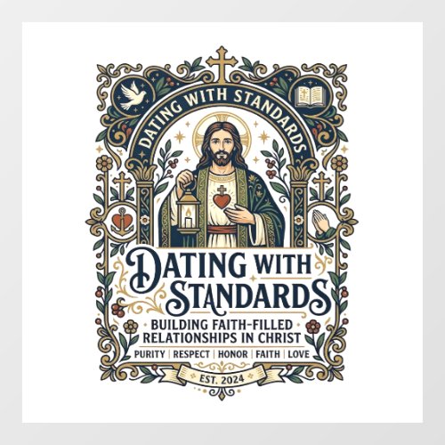 Jesus Dating Christian Relationship Humor Shirt Fa Window Cling