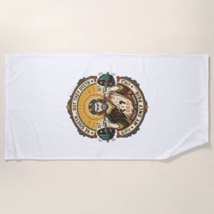 Jesus Dead Headphones Mid Set Silent Workout Gym H Beach Towel