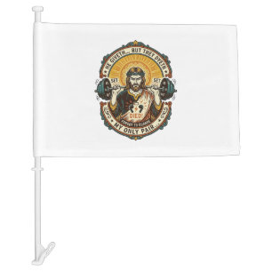Jesus Dead Headphones Mid Set Silent Workout Gym H Car Flag