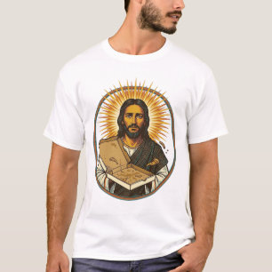 Jesus Deceived By Empty Pizza Box Party Food Humor T-Shirt