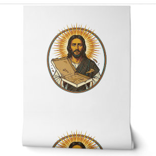 Jesus Deceived By Empty Pizza Box Party Food Humor Wallpaper
